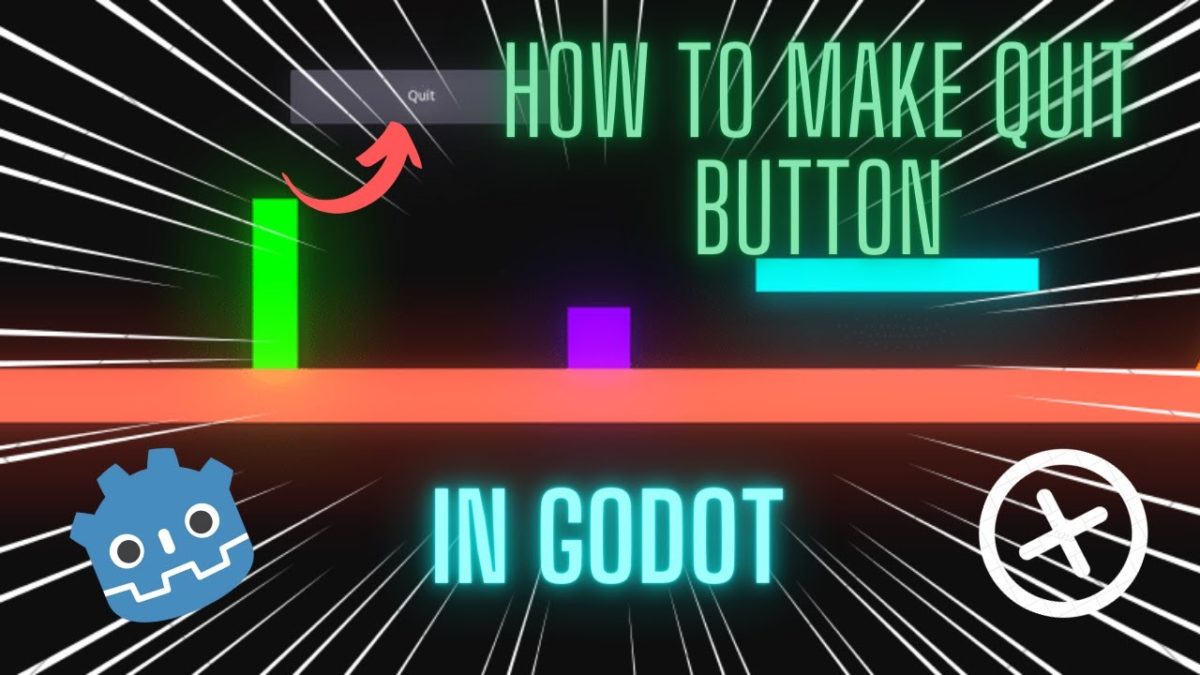 How To Make A Quit Button In Godot Engine || Quick Tips || #godot #2d #tutorial #quit #theerrordev