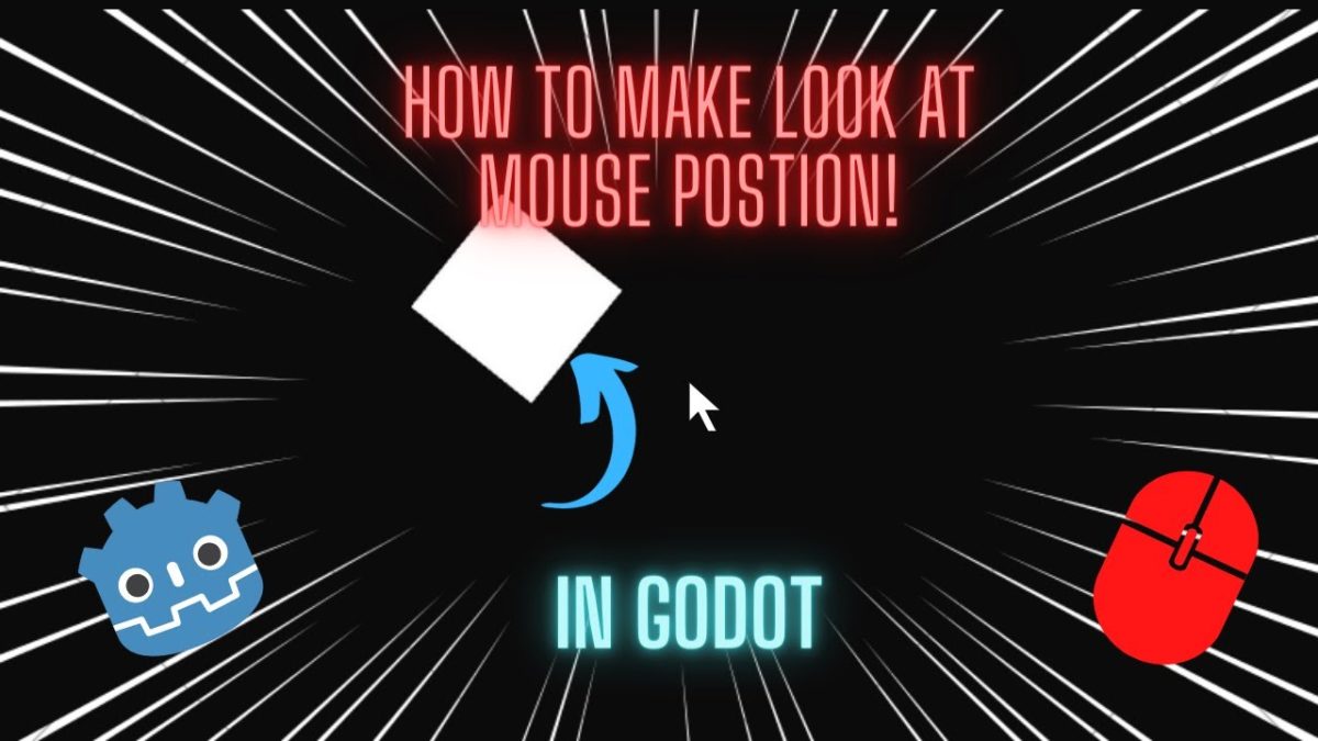 How To Make An Object Look At Mouse Position In Godot Engine || Quick Tips || #godot #2d #theeerrors
