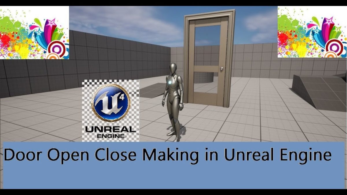 How to Open Close Door Smooth Actor Setup in Unreal Engine Hindi